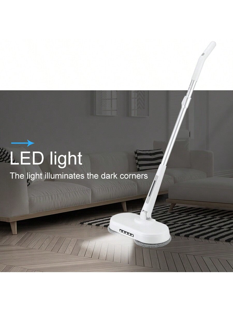 Rotating Mop With Spray Function And Ultra-Fine Fiber Mop Pad For Floor Cleaning