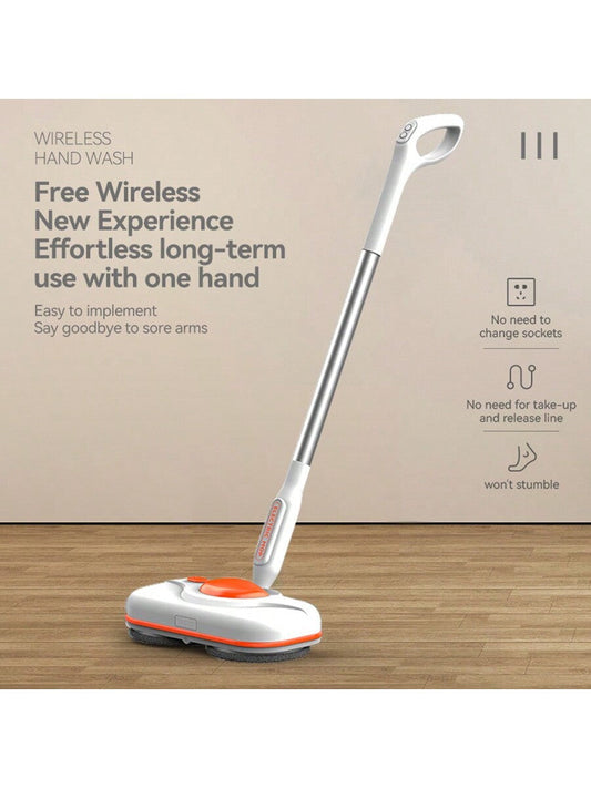 1 Wireless Self-Cleaning And Sweeping All-In-One Machine Makes Cleaning Easy, With A 90 Degree Tilt Adjustment For No Escape Of Dirt Or Dead Corners; Front LED Searchlight, Can Penetrate Into Corners Of Home