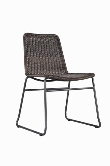 Dacy Upholstered Dining Chairs (Set of 2) Brown and Sandy Black