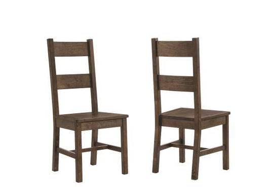 Coleman Dining Side Chairs Rustic Golden Brown (Set of 2)