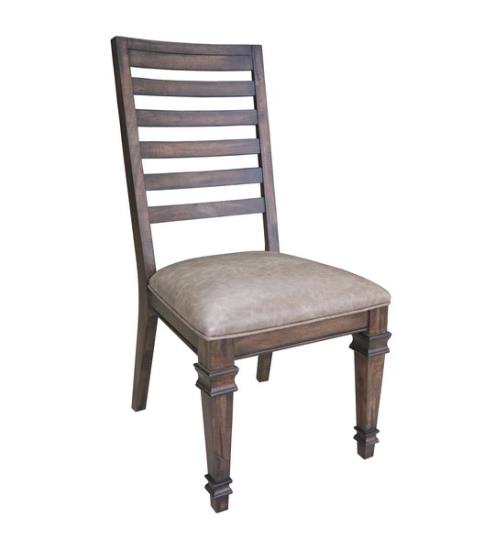 Avenue Ladder Back Side Chairs Brown (Set of 2)