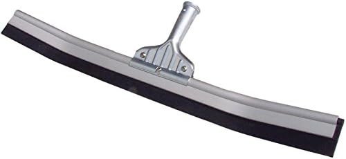 Unger Professional AquaDozer 24” Smooth Surface Curved Floor Squeegee – Floor Scrubber, Floor Squeegee for Concrete Floors & Asphalt, Squeegee Broom, Flood Cleanup Squeegee