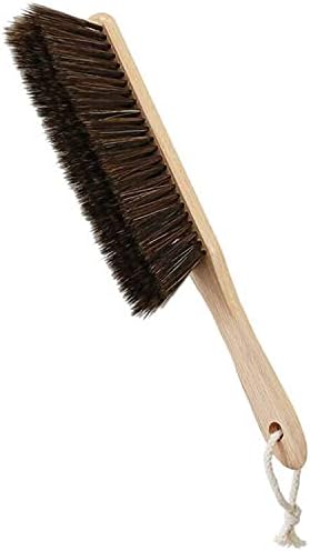 Wooden Handle Brush Hand Broom Household Cleaning Brush Soft Bristles Dusting Brush for Bed,Sofa,Furniture,Clothes,Car