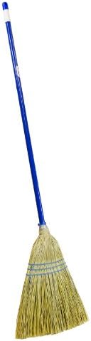 Quickie Natural Fiber Household Broom, For Household Indoor Cleaning Use, Kitchen, Living Room, Family Room Cleaning
