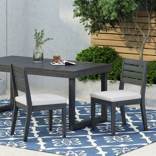 Nestor Armless Dining Chair - Light Gray