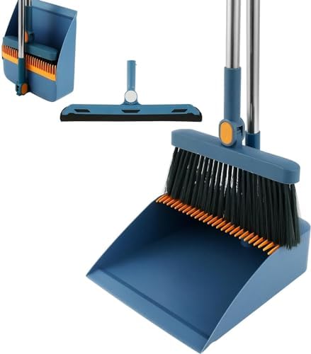 Broom and Dustpan Set(Blue)