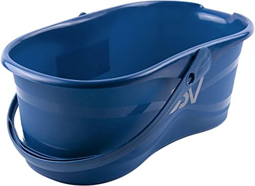 DSV Standard Professional 3.2 Gallon (12L) Cleaning Bucket | Pour Spout & Comfort-Grip Handle | Wash Bucket Ideal for Squeegees and Washers up to 17inch Length | Household Cleaning Supplies