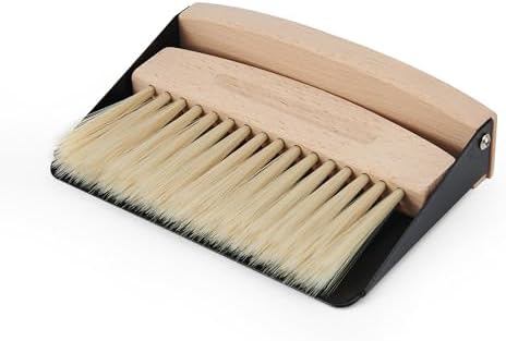Copco Mini Hand Cleaning Brush with Pan, Beechwood