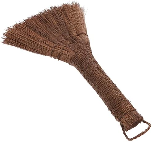 1pc Dust Broom Mini Fireplace Household Cleaning Tools Mini Table Cinnamon Broom Desk Broom Cleaning Tool Duster Brushes Home Use Mini Broom House Use Cleaning Broom Straw Manual