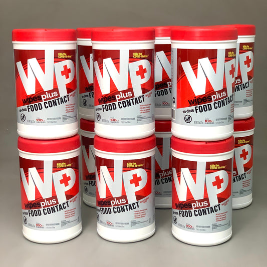 PROGRESSIVE PRODUCTS 12-PACK! 100 ct Disinfectant wipes (1200 wipes) (New)