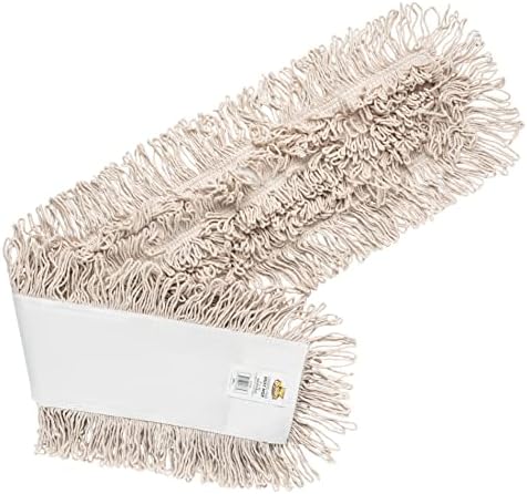 Bristles 3536 Industrial Strength Dust Mop Head 36 Inch - Disposable Cleaning Pad, 36 x 5 for Commercial and Residential Use