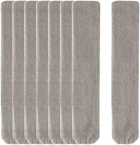 8PCS Cloth Cover for Retractable Gap Dust Cleaning Brush,Washable Replace Cloth for Retractable Gap Dust, Microfiber Hand Duster for Wet and Dry(Grey)