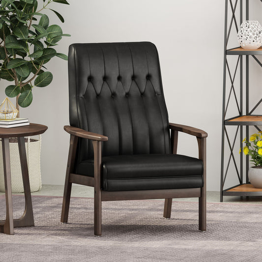 Accent Chair - Matte Black