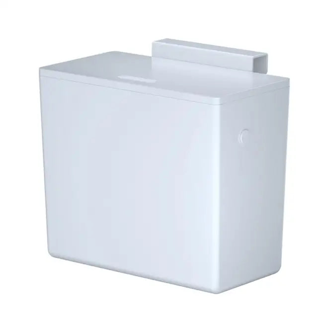 6L Hanging Trash Can with Lid Large Capacity Modern Wall Cabinet Door Under Sink Mount Waste Rubbish Garbage Storage Bin Kitchen