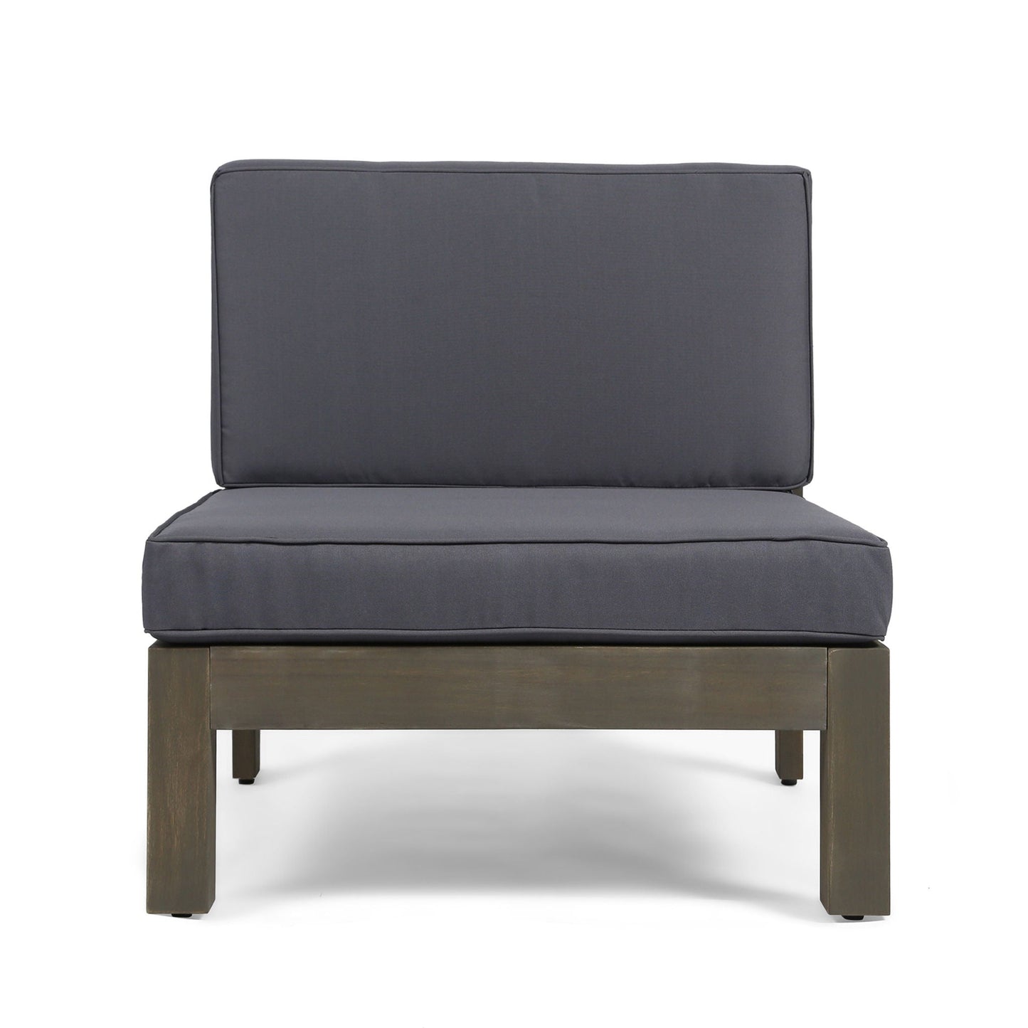 Nh-Gardenpara - Oana Armless - Dark Gray - Acacia Wood