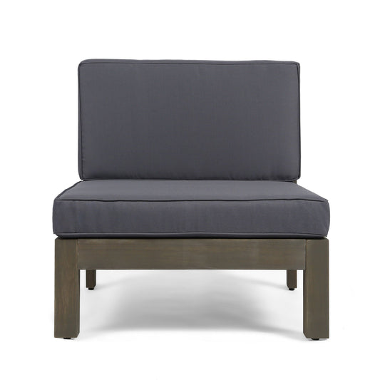 Nh-Gardenpara - Oana Armless - Dark Gray - Acacia Wood