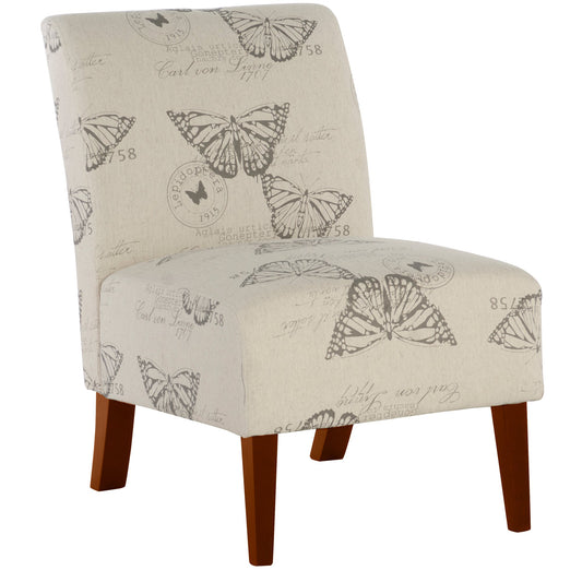 Linen Butterfly Lily Chair