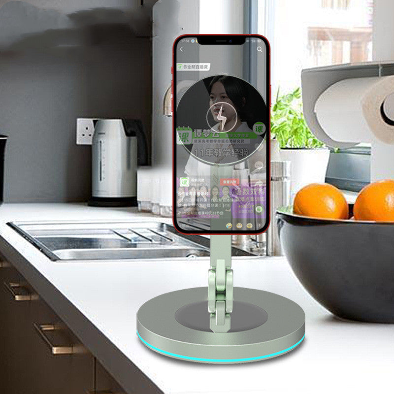 2-in-1 Magnetic Wireless Charger Stand - Fast Charging Station Dock for iPhone and AirPods