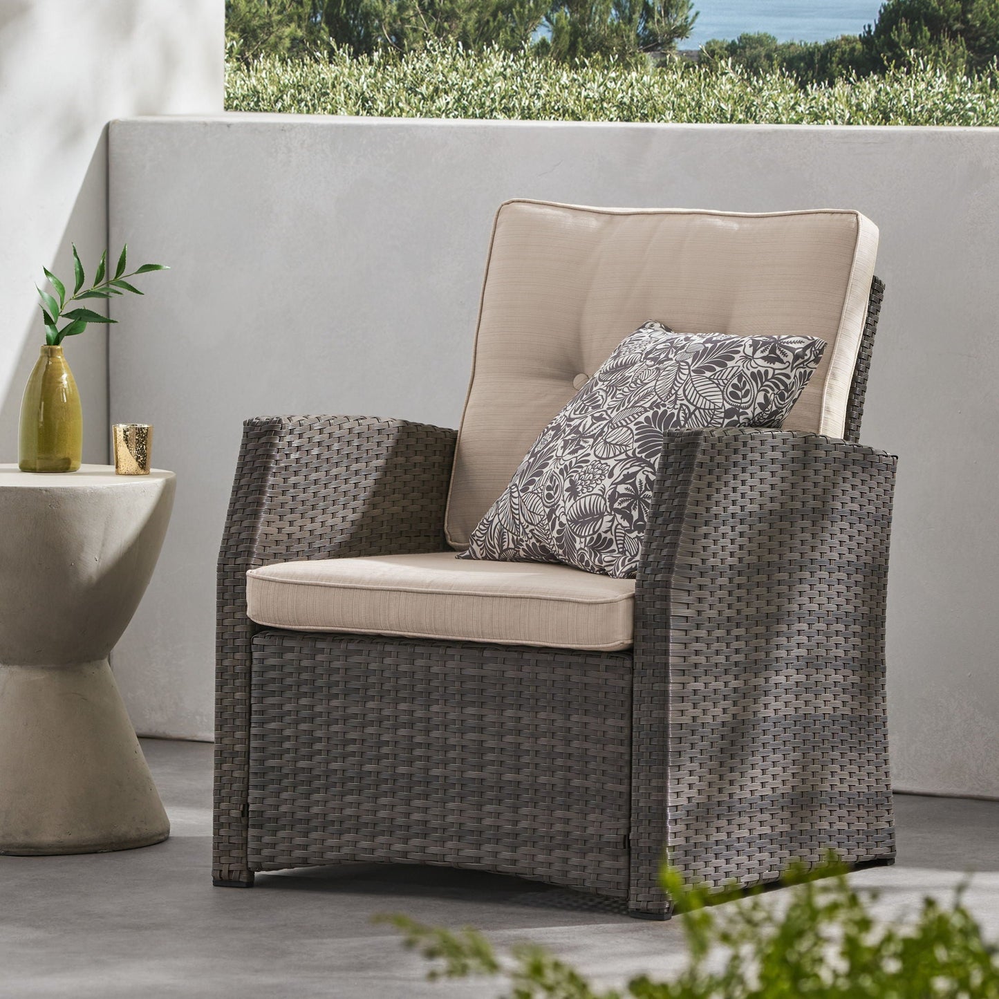 St Marta Single Sofa - Gray