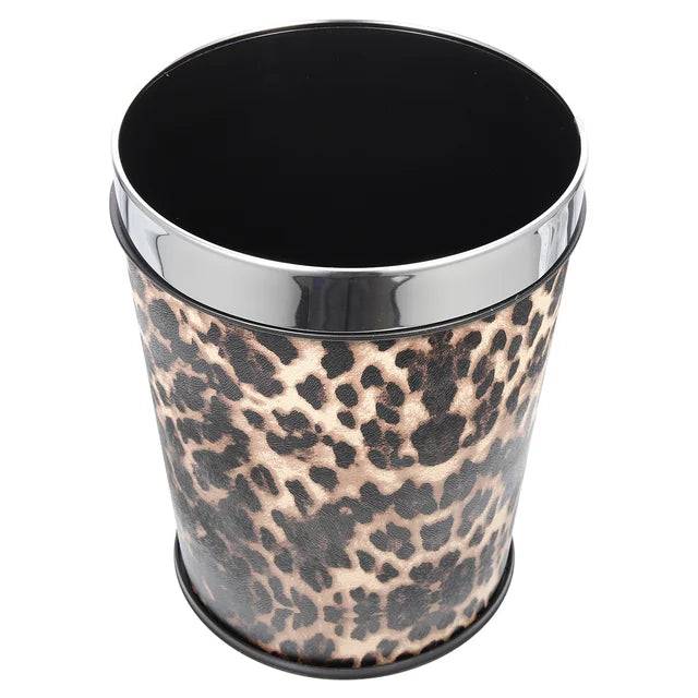 Bathroom Trash Can Household Garbage Retro Style Paper Waste Container Small Plastic Home Supply Bucket Office Containers