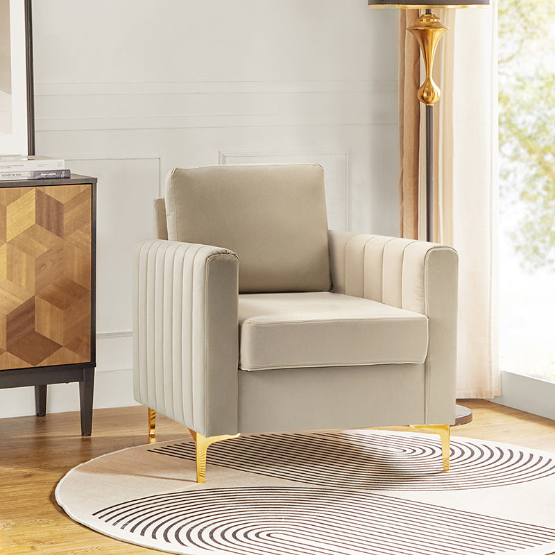 Didyme Velvet Club Armchair