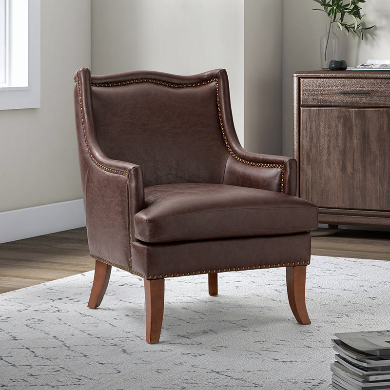 Nikolaus Vegan Leather Armchair