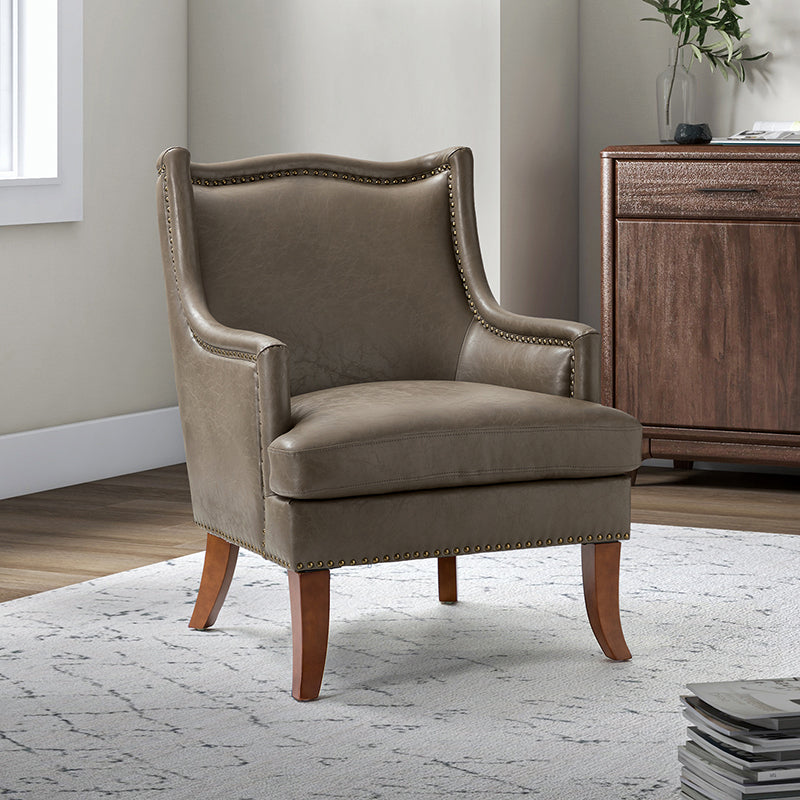 Nikolaus Vegan Leather Armchair