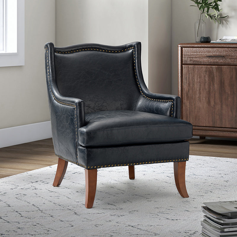 Nikolaus Vegan Leather Armchair