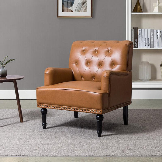 Santuzza Vegan Leather Armchair - Hulala Home