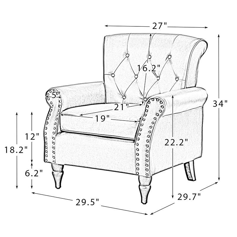 Mercean Upholstered Armchair