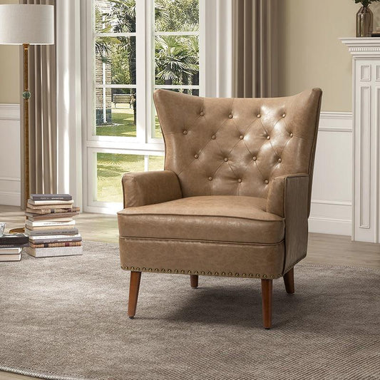 Memphis Vegan Leather Armchair - Hulala Home