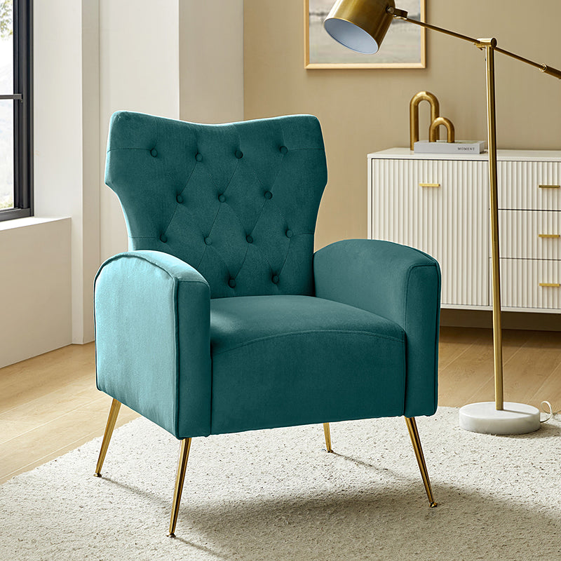 Amira Tufted Velvet Armchair