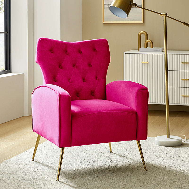 Amira Tufted Velvet Armchair