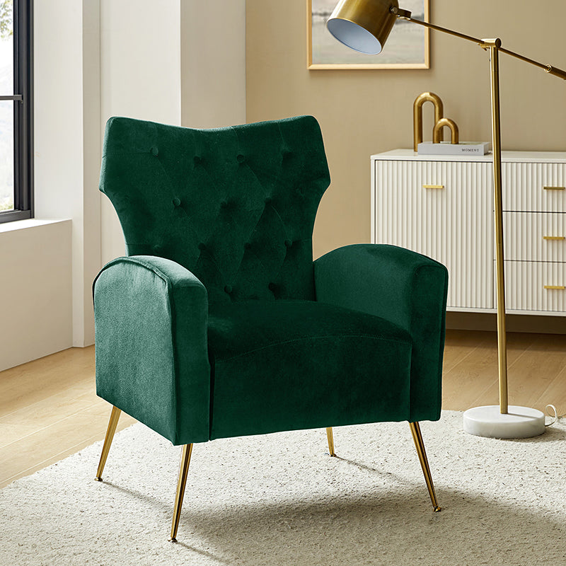 Amira Tufted Velvet Armchair