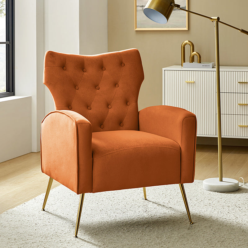 Amira Tufted Velvet Armchair