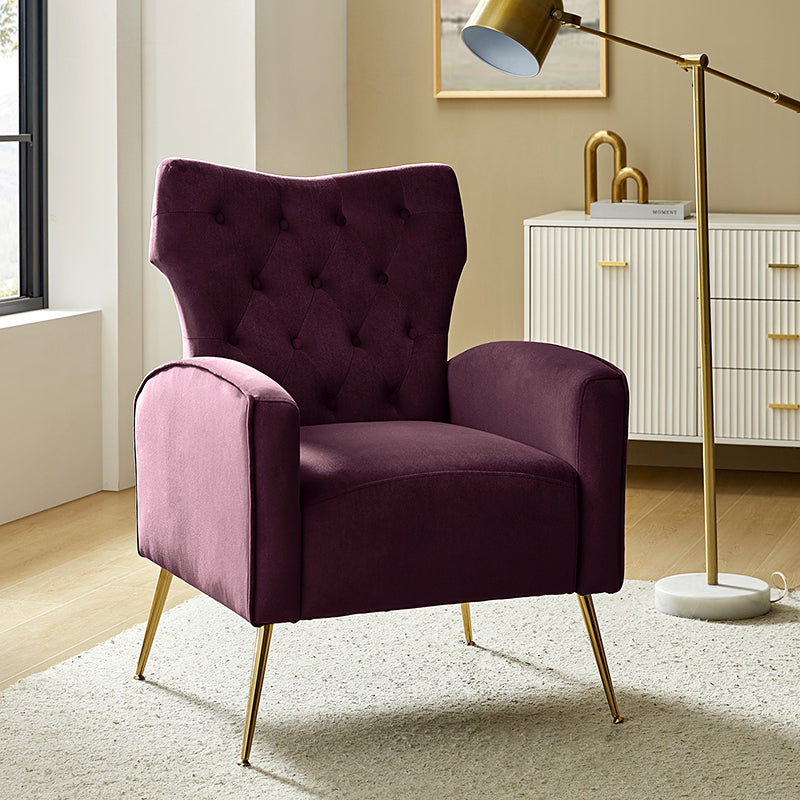 Amira Tufted Velvet Armchair