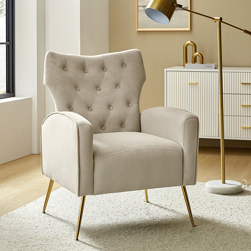 Amira Tufted Velvet Armchair