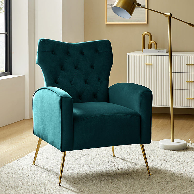 Amira Tufted Velvet Armchair