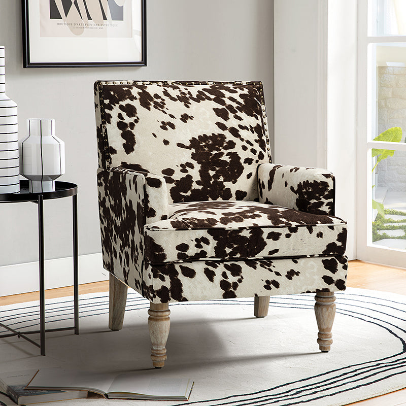 Augustus Upholstered Armchair with Nail-Head Trim