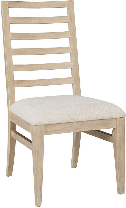 Maddox Dining Side Chair w/ Upholstered Seat - Set of 2