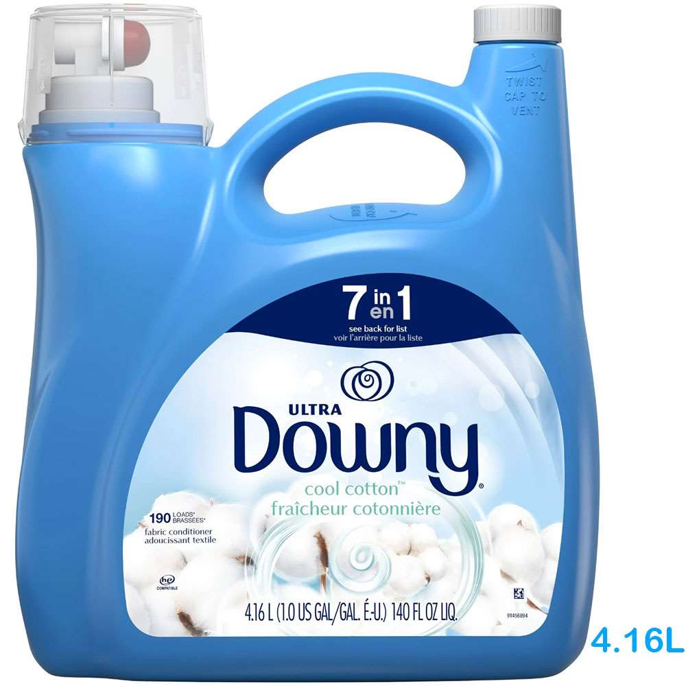 Downy - 7 in 1 Cool Cotton Liquid Fabric Softener & Conditioner 4.16L