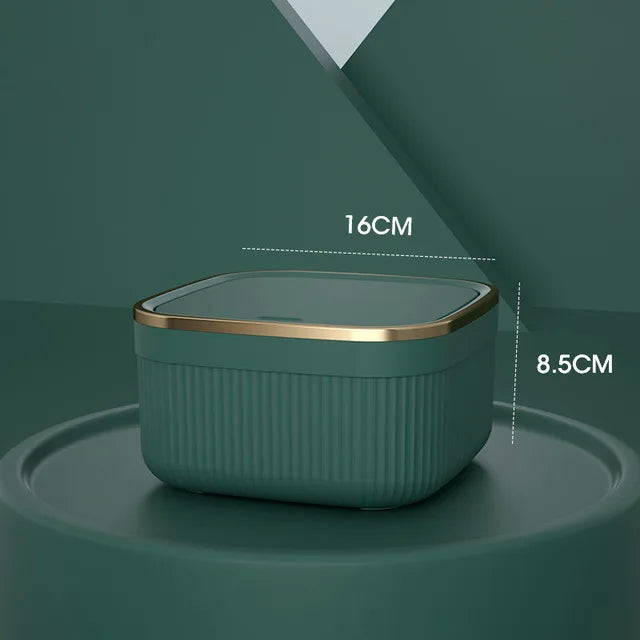 Mini Small Waste Bins Desktop Garbage Basket Home Table Plastic Trash Can Office Supplies Small Dustbins Sundries Barrel Box Waste Bins