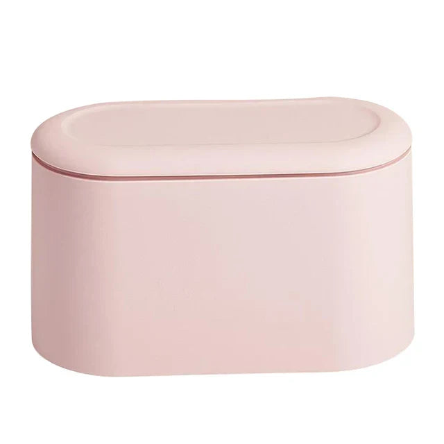 Mini Trash Box Desktop Cans Practical Waste Bins With Lid Household Office Clean Trash Desk Gift|Waste Bins|