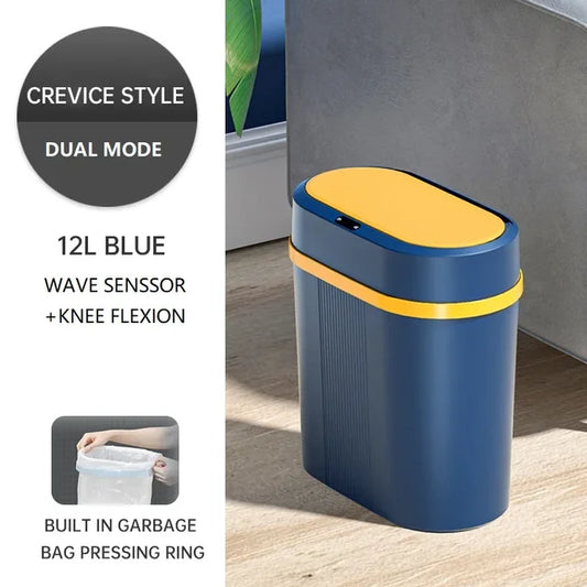Mode Automatic  Waterproof Trash Living Can Garbage Smart Induction Bathroom Bin Kitchen Dual