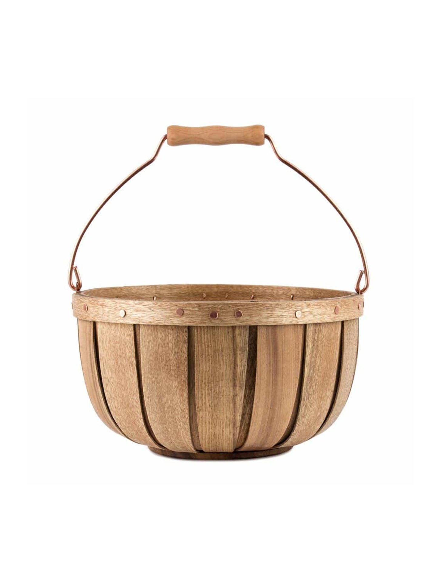 Myrtlewood Bowl Basket Weston Table