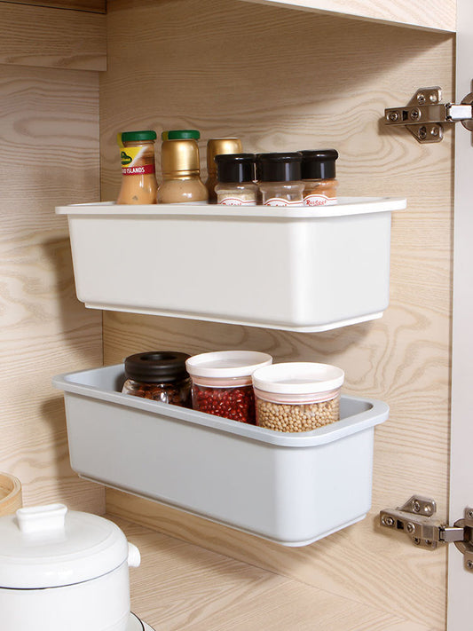 Take the cabinet storage box bathroom with free punching strip narrow sewing rack kitchen wall hanging shelf