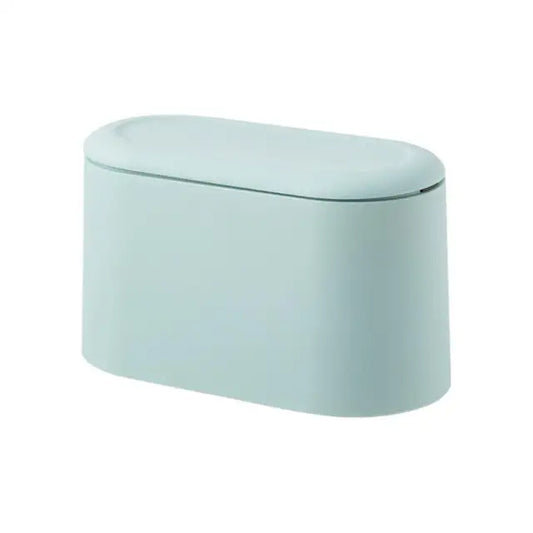 Office Supplies Convenient Easy To Clean Waste Bin Durable Mini Ashcan Table Top Litter Trash Can Trash Modern Desktop Compact