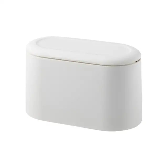 Office Supplies Convenient Easy To Clean Waste Bin Durable Mini Ashcan Table Top Litter Trash Can Trash Modern Desktop Compact