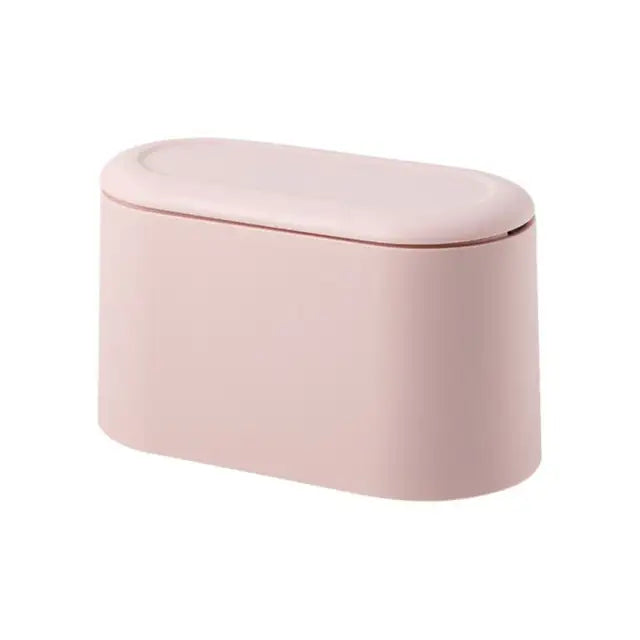 Office Supplies Convenient Easy To Clean Waste Bin Durable Mini Ashcan Table Top Litter Trash Can Trash Modern Desktop Compact