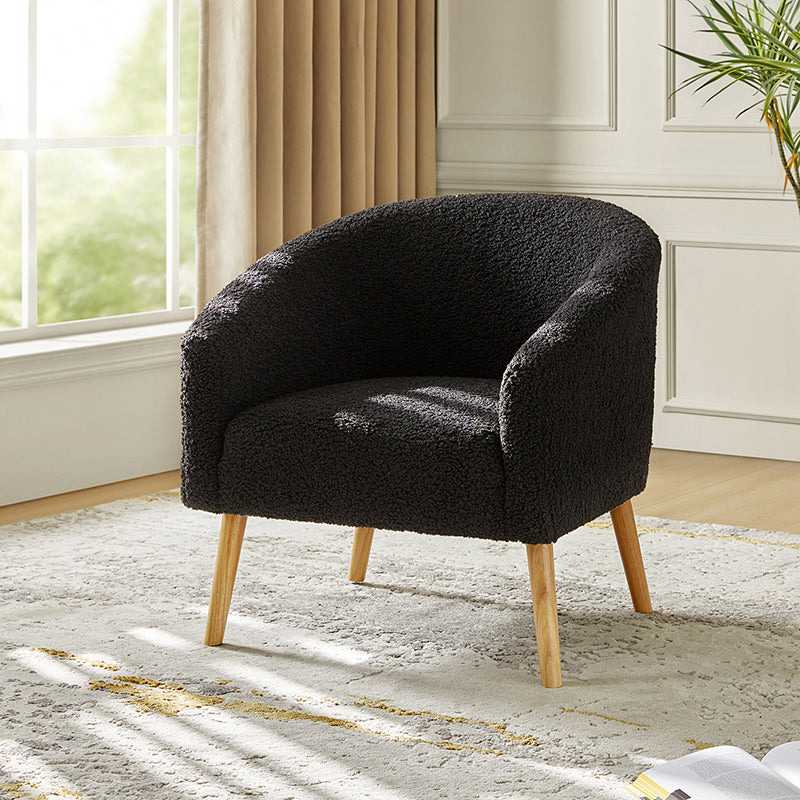 Rita 30'' Wide Boucle Armchair